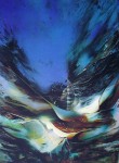 The Ship by Leonardo Nierman - offset lithograph fine art print
