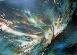 Billowing Sails by Leonardo Nierman - offset lithograph fine art print