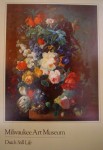 Dutch Still Life by Jan Van Os, Milwaukee Art Museum - offset lithograph fine art poster print