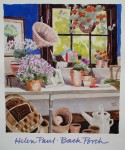 Back Porch by Helen Paul - offset lithograph fine art poster print