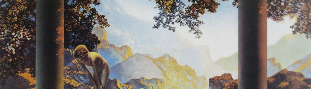 Daybreak by Maxfield Parrish - offset lithograph fine art print