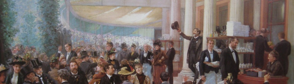 The Salon Lunch, 1889 by Jean Andre Rixens - offset lithograph fine art print