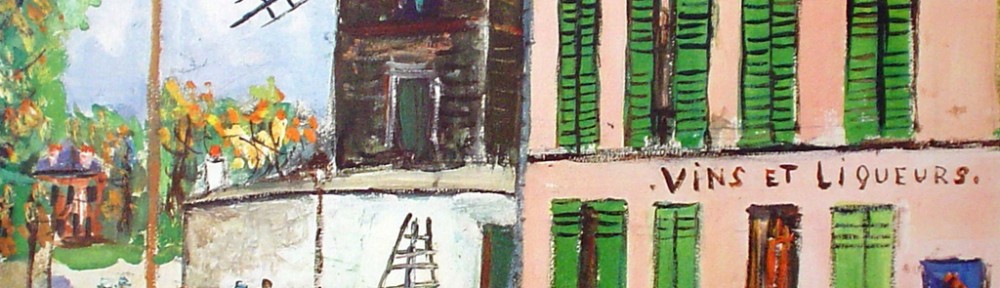 Rue À Sanois by Maurice Utrillo - collectible collotype fine art print
