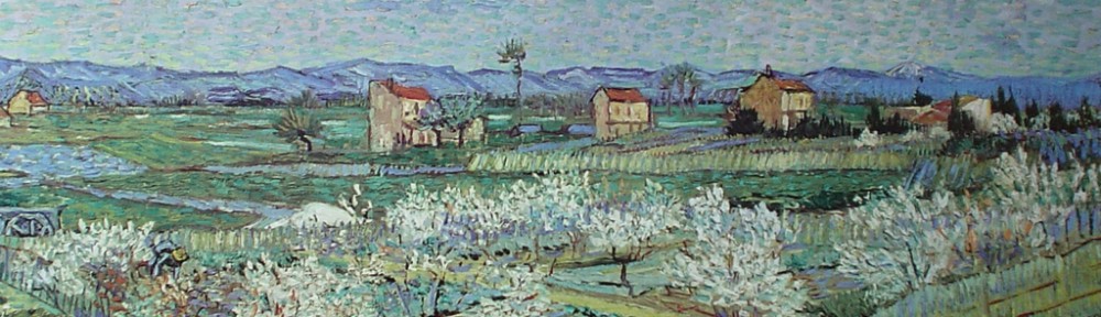 The Orchard by Vincent Van Gogh - offset lithograph fine art print
