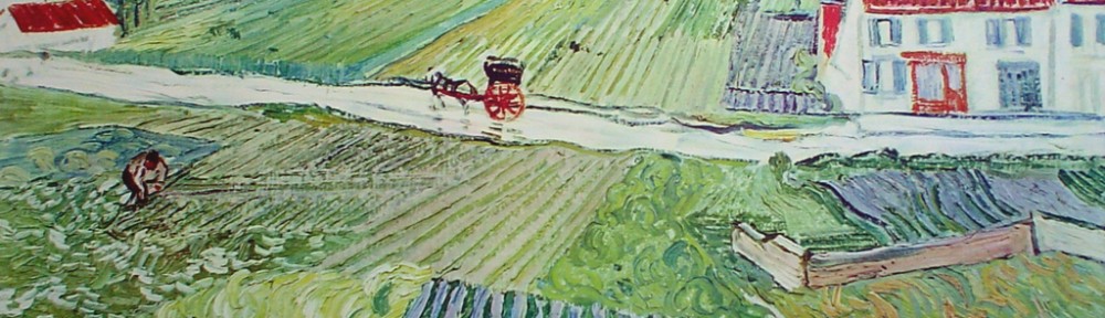 Landscape By Auvers After The Rain by Vincent Van Gogh - collectable collotype fine art print