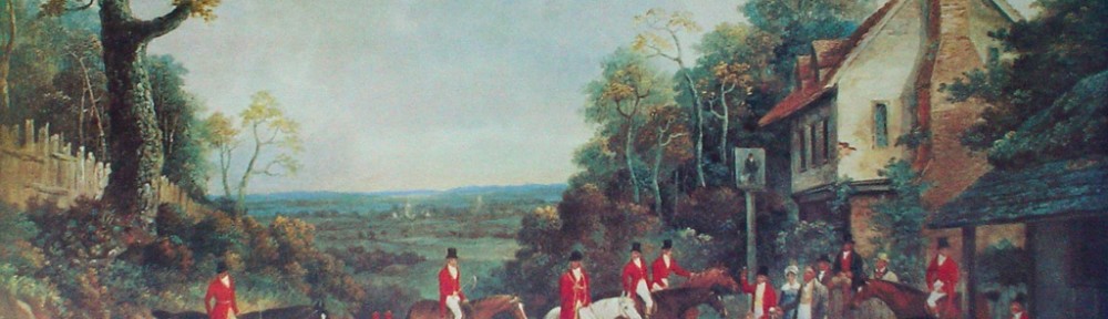 The Essex Hunt Near Epping by Dean Wolstenholme - offset lithograph fine art print