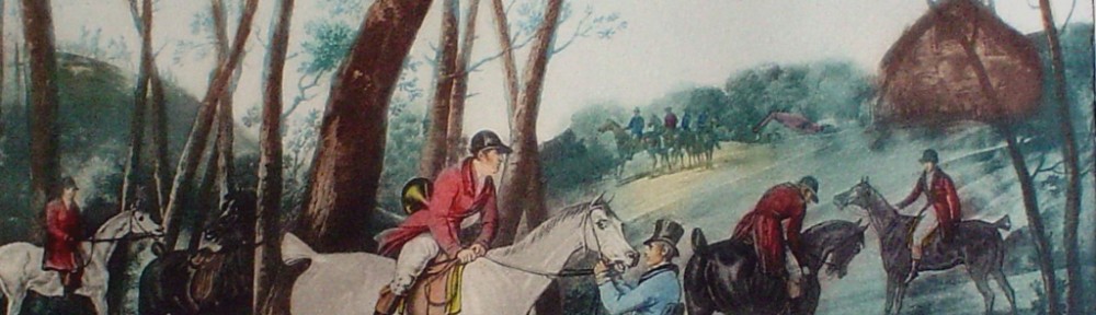 Le Rendez Vous by Carle Vernet - restrike etching, hand-coloured original print