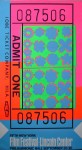 Lincoln Center Ticket 1967 by Andy Warhol - collectible fine art original silkscreen poster print
