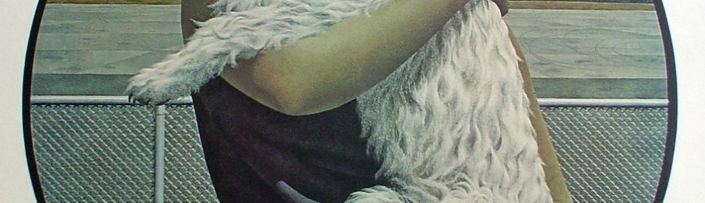 Woman And Terrier by Alex Colville - offset lithograph fine art print
