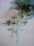 Saturday's Mail by Michael Atkinson, Houshang's Gallery Dallas TX - offset lithograph fine art poster print