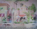Corona Del Mar by William Buffett - offset lithograph vintage fine art poster print