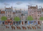 La Garde Republicaine by Michel Delacroix - offset lithograph reproduction vintage fine art print