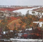 Redhill by Ivan Kenneth Eyre - offset lithograph reproduction vintage fine art print