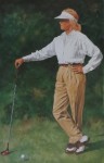 The Art Of Golf: The First Tee by Glen Green - offset lithograph reproduction vintage fine art poster print