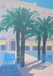 Cannes by Quentin King - original silkscreen fine art poster