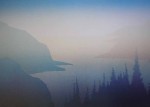 Cove by Peter and Traudl Markgraf - offset lithograph vintage fine art print reproduction