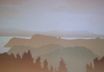 Sunday Night by Peter and Traudl Markgraf - offset lithograph vintage fine art print reproduction