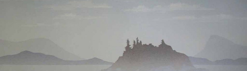 Summer Clouds by Peter and Traudl Markgraf - offset lithograph vintage fine art print reproduction