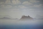 Summer Clouds by Peter and Traudl Markgraf - offset lithograph vintage fine art print reproduction