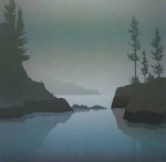 Low Tide by Peter and Traudl Markgraf - offset lithograph vintage fine art print reproduction