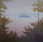 Retreat by Peter and Traudl Markgraf - offset lithograph vintage fine art print reproduction