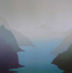 Marble Island by Peter and Traudl Markgraf - offset lithograph vintage fine art print reproduction