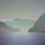 Narrows by Peter and Traudl Markgraf - offset lithograph vintage fine art print reproduction