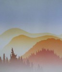 Autumn by Peter and Traudl Markgraf - offset lithograph vintage fine art print reproduction