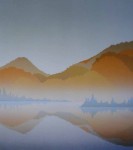Indian Summer by Peter and Traudl Markgraf - offset lithograph vintage fine art print reproduction