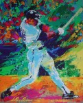 Bo Jackson, K.C. Royals All-Star (Hilliard Gallery 1991) by LeRoy Neiman - offset lithograph vintage 1991 fine art poster print