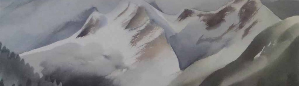 Stein Valley: Ancestral Headwaters by Toni Onley - offset lithograph vintage fine art print