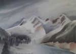 Stein Valley: Ancestral Headwaters by Toni Onley - offset lithograph vintage fine art print
