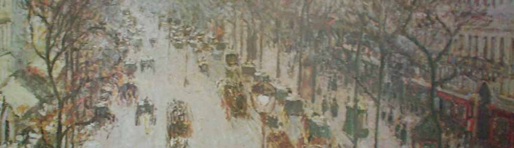 Boulevard Montmartre On A Winter Morning by Camille Pissarro, The Metropolitan Museum of Art - offset lithograph fine art poster