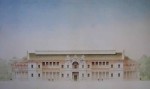 Une Academie D'Equitation by Victor Postolle - offset lithograph reproduction vintage 1987 fine art print