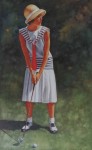 The Art Of Golf: Pitching Wedge by Glen Green - offset lithograph reproduction vintage fine art poster print