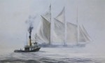 At The Edge Of The Fogbank by Robert McVittie, numbered 218/950 and signed by artist - offset lithograph limited edition vintage fine art print