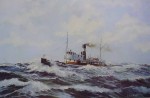 The Sealion by Robert McVittie - offset lithograph reproduction vintage fine art print