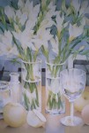 Crystal, Posner Gallery 1988 by Jean Crane - offset lithograph reproduction vintage 1988 fine art poster print