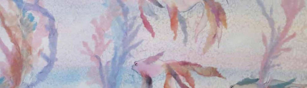 Coral Fantasy by Henry Howells - offset lithograph reproduction vintage 1989 fine art poster print
