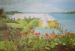 Flower Garden And Bungalow, Bermuda by Winslow Homer, Metropolitan Museum of Art - offset lithograph reproduction vintage poster art print