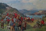 Klondike Trail Of '98 by John David Kelly & T.W. Mitchell - offset lithograph reproduction vintage fine art print