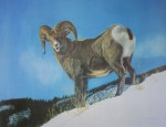 Where Few Have Survived by Renee Merkelbag - hand-numbered 64/595, titled and signed by the artist - offset lithograph limited edition vintage fine art print