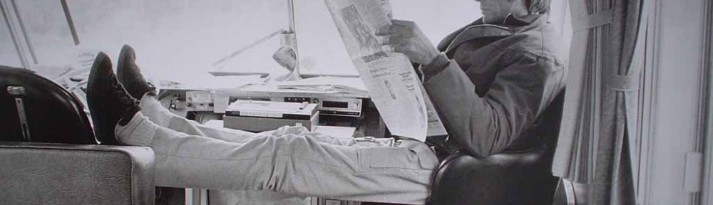 Clint Eastwood Joe Kidd by Terry O'Neill - offset lithograph reproduction vintage poster print, from an original photograph by Terry O'Neill of Clint Eastwood relaxing during filming of Joe Kidd