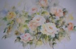 Tea Roses by P.J. Steadman - offset lithograph reproduction vintage 1988 fine art print