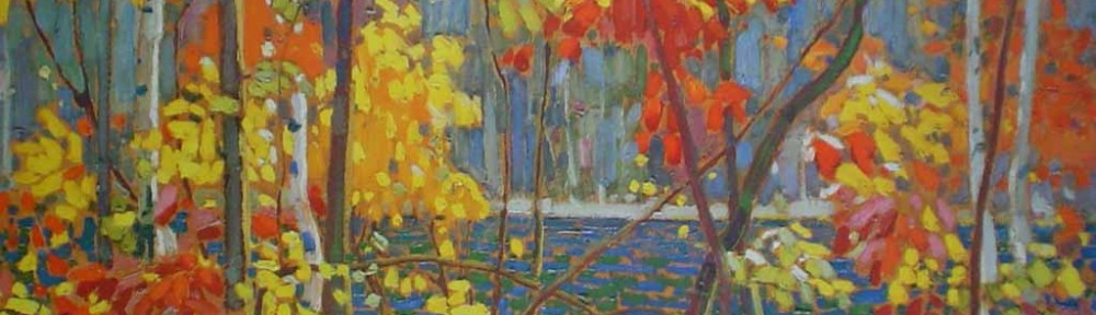 The Pool by Tom Thomson - offset lithograph reproduction vintage fine art print