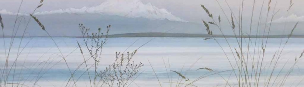 Boundary Bay by Jeane Duffey, 12x16, printed in England - offset lithograph reproduction vintage fine art print