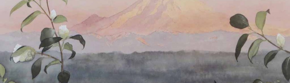 February by Jeane Duffey, 12x16, printed in England - offset lithograph reproduction vintage fine art print