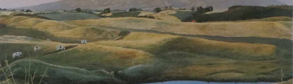 New Day by Jeane Duffey, 12x16, printed in England - offset lithograph reproduction vintage fine art print