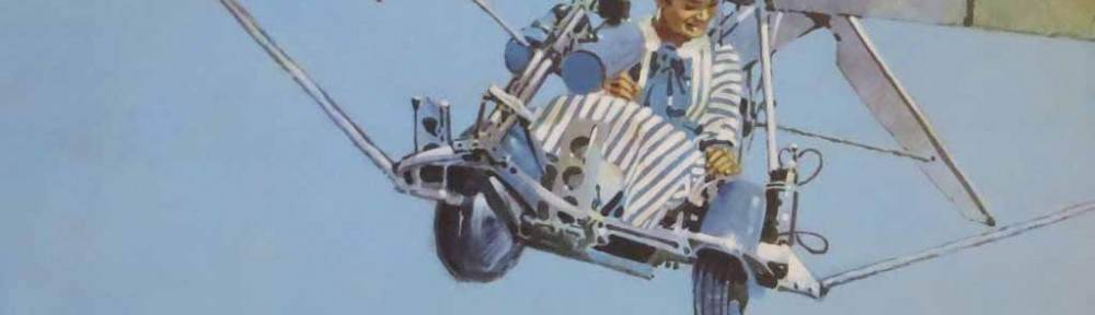 High Flyer by Robert Genn - offset lithograph reproduction vintage poster art print