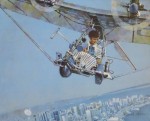 High Flyer by Robert Genn - offset lithograph reproduction vintage poster art print